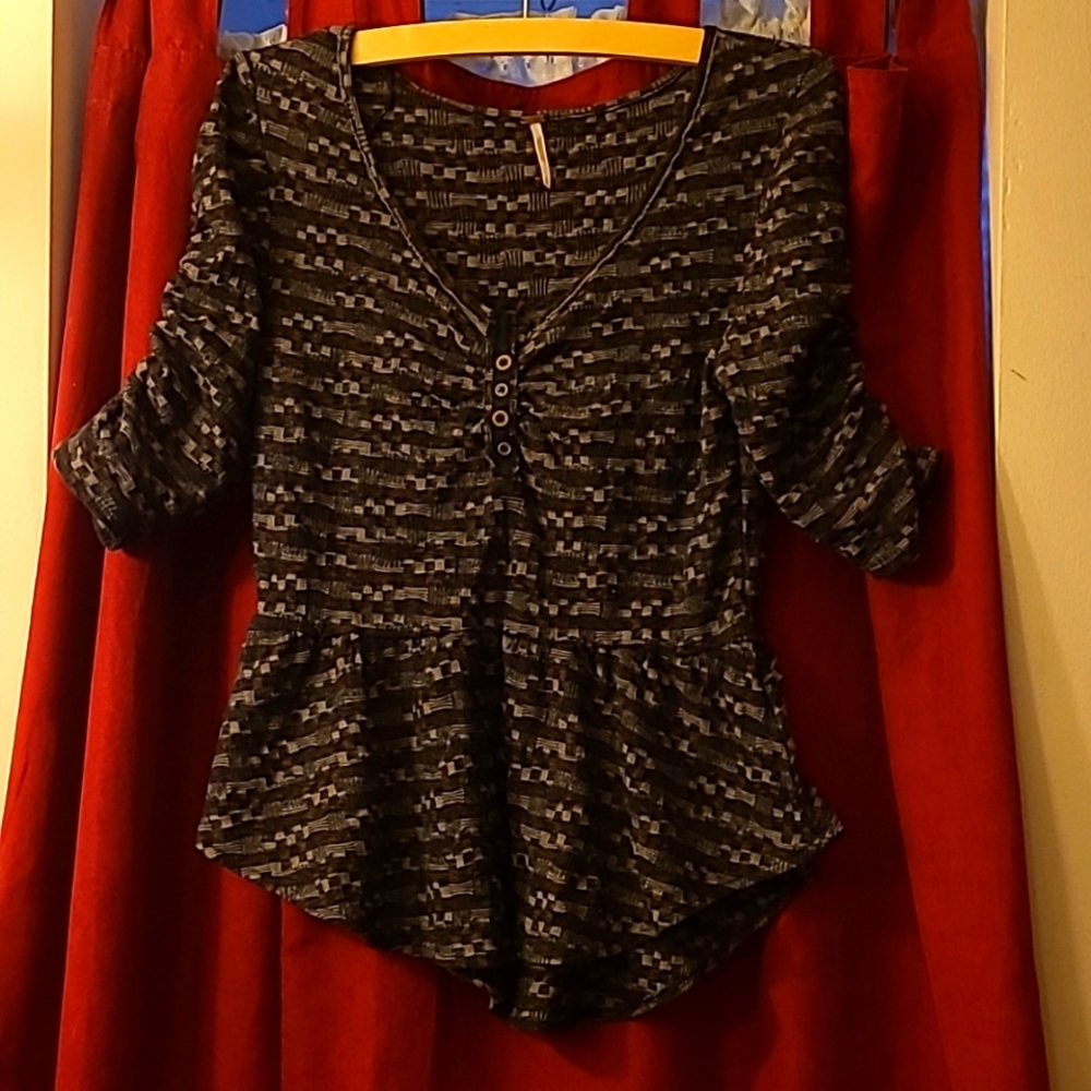 Free People Multi-Colored top/ Large